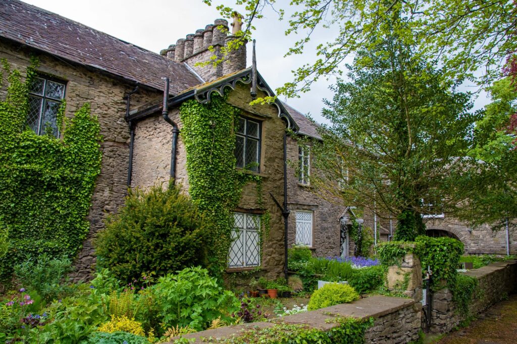 outside of old building