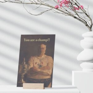 George Steadman you are a champ card