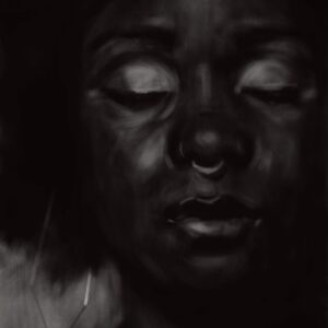 Signed Priss Print by Lela Harris